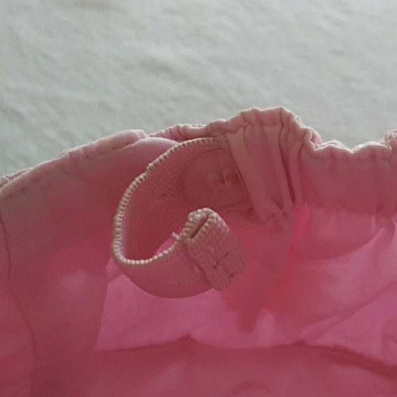 Pink daisy sequin circle skirt adjustable waist - Picture 6 of 7